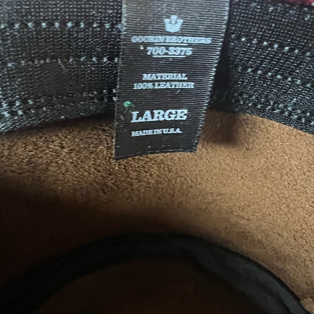 Goorin Bros. Leather fedora hat - Picture 4 of 7